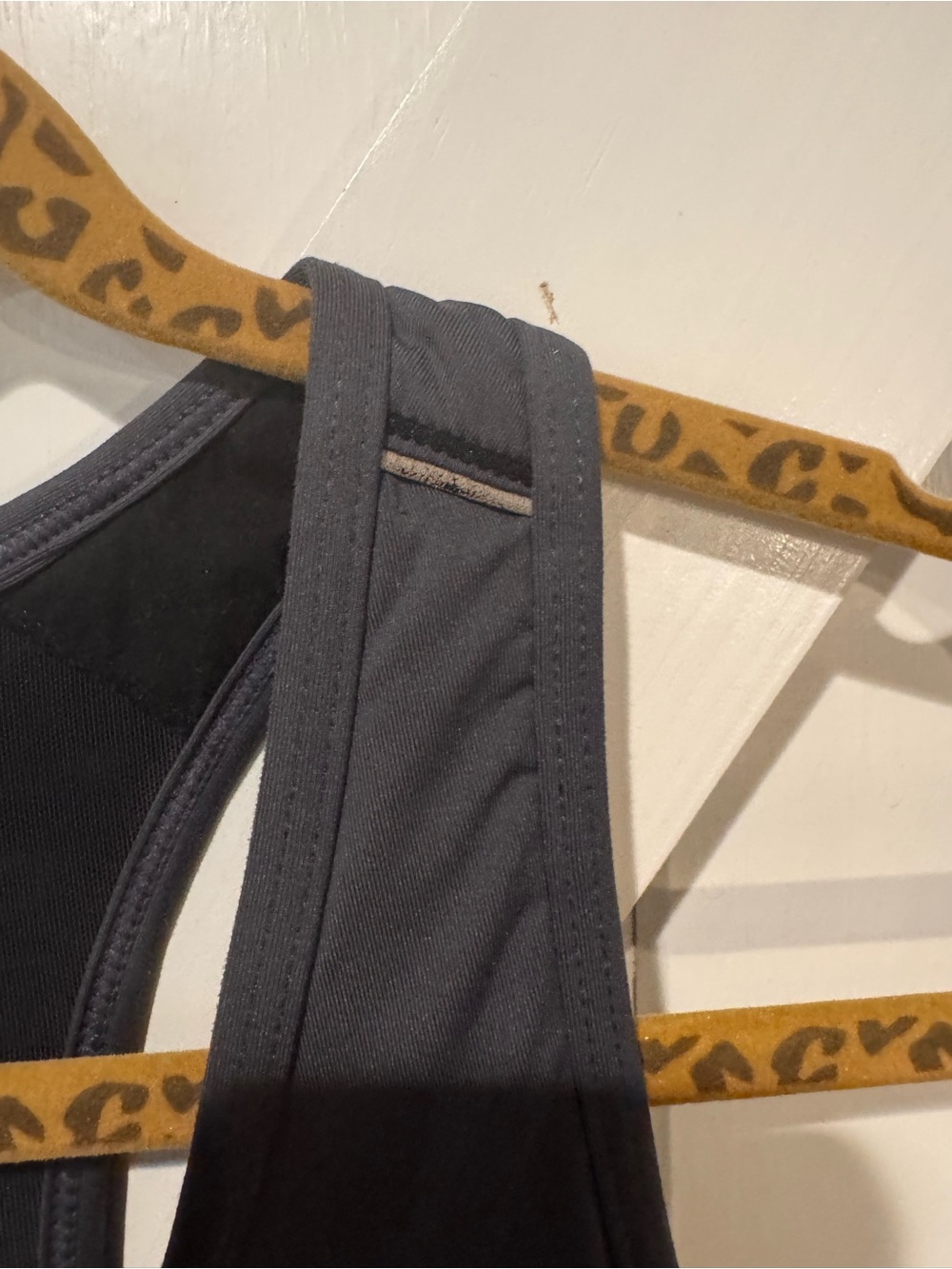 Athleta Gray Racerback Built In Bra Running Tank Top Size Small - Picture 7 of 8